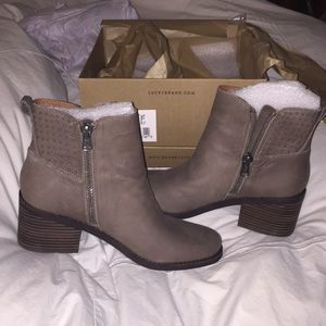 Brand new lucky brand booties. Size 9.5! Studded.